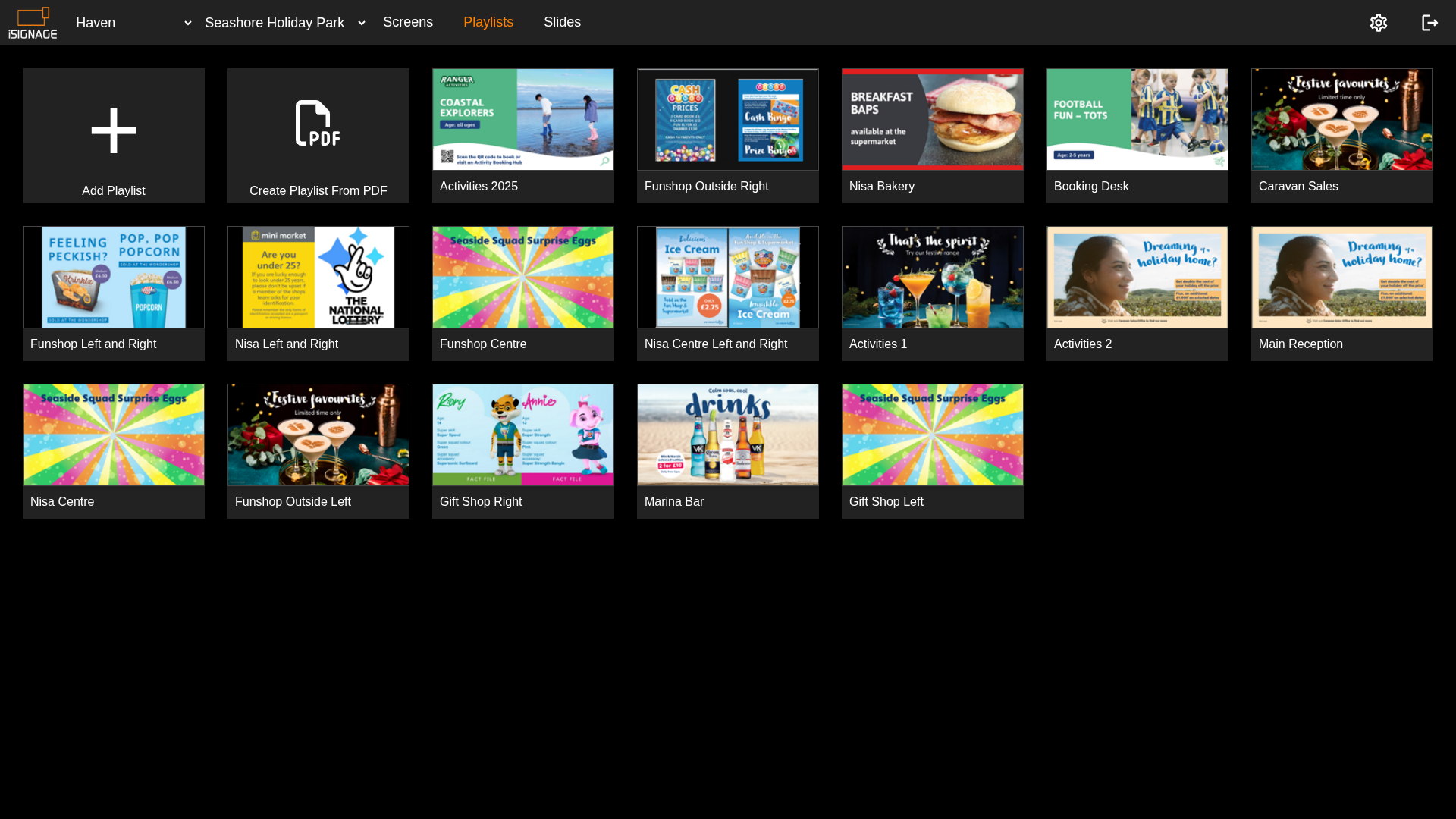 Cloud control panel screenshot 2