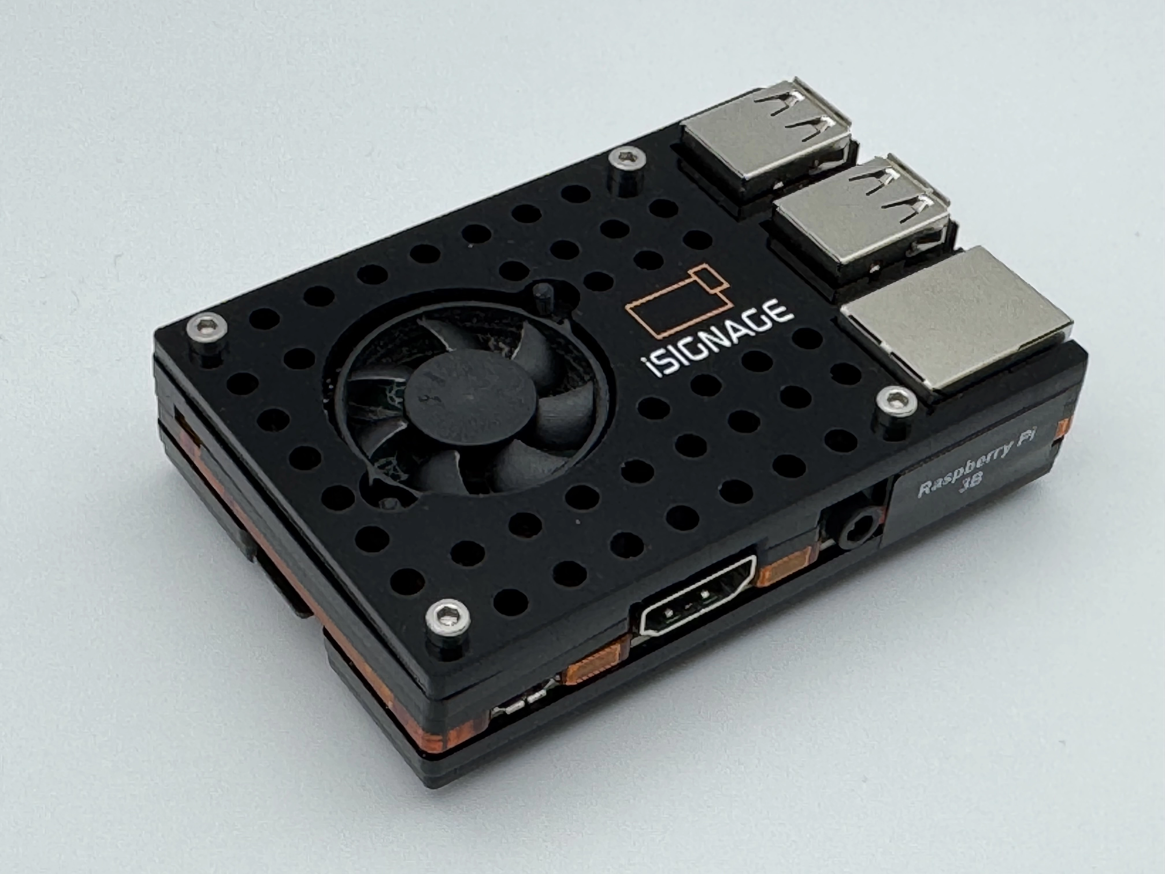 Raspberry Pi 3B digital signage hardware